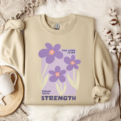 This Lord Is My Strength Psalm 118.14 Sweatshirt