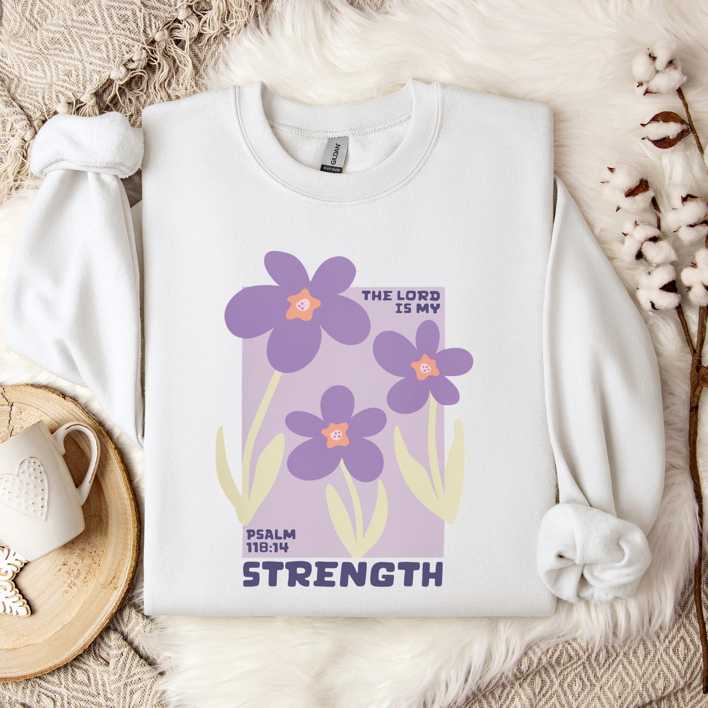 This Lord Is My Strength Psalm 118.14 Sweatshirt