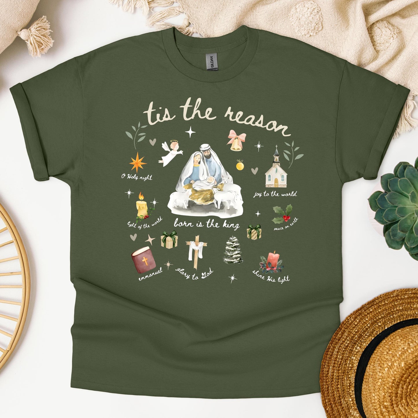 Tis The Reason Nativity Scene