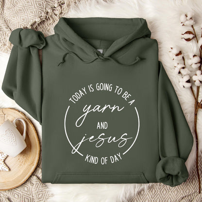 Toady Is Going To Be Kind Of Day Yarn And Jesus Hoodie