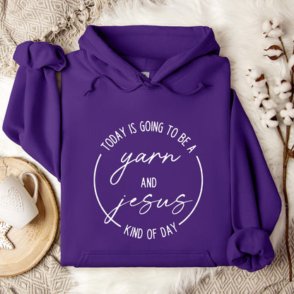Toady Is Going To Be Kind Of Day Yarn And Jesus Hoodie
