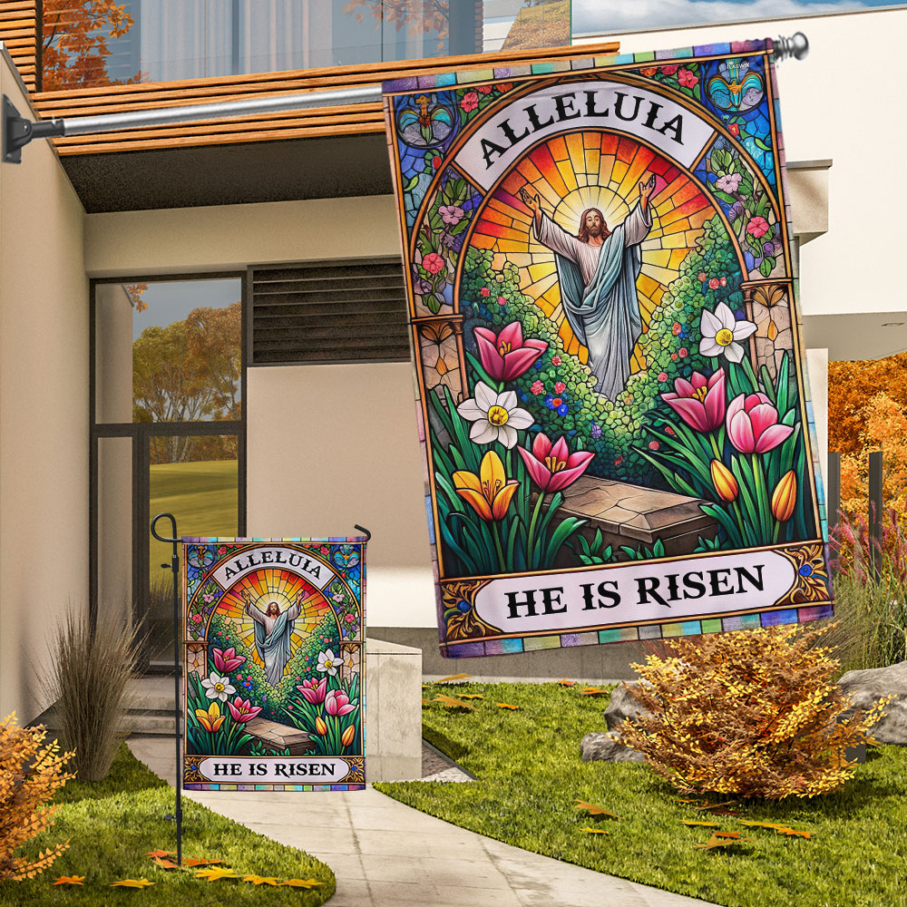 FLAGWIX  Jesus Christ Easter He Is Risen Resurrection Flag