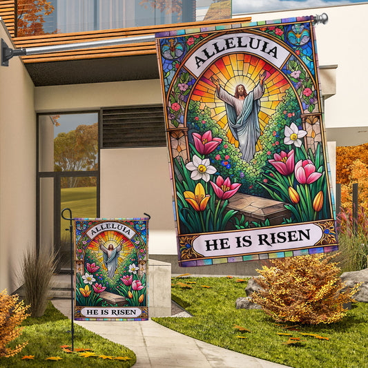 FLAGWIX  Jesus Christ Easter He Is Risen Resurrection Flag