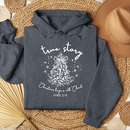 True Story Christmas Begins With Christ Luke 2.11