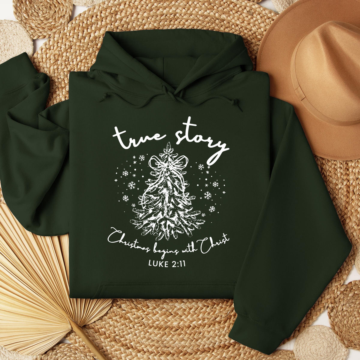 True Story Christmas Begins With Christ Luke 2.11