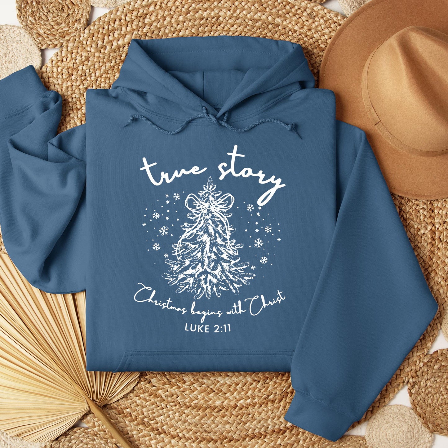 True Story Christmas Begins With Christ Luke 2.11