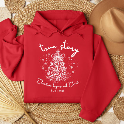 True Story Christmas Begins With Christ Luke 2.11