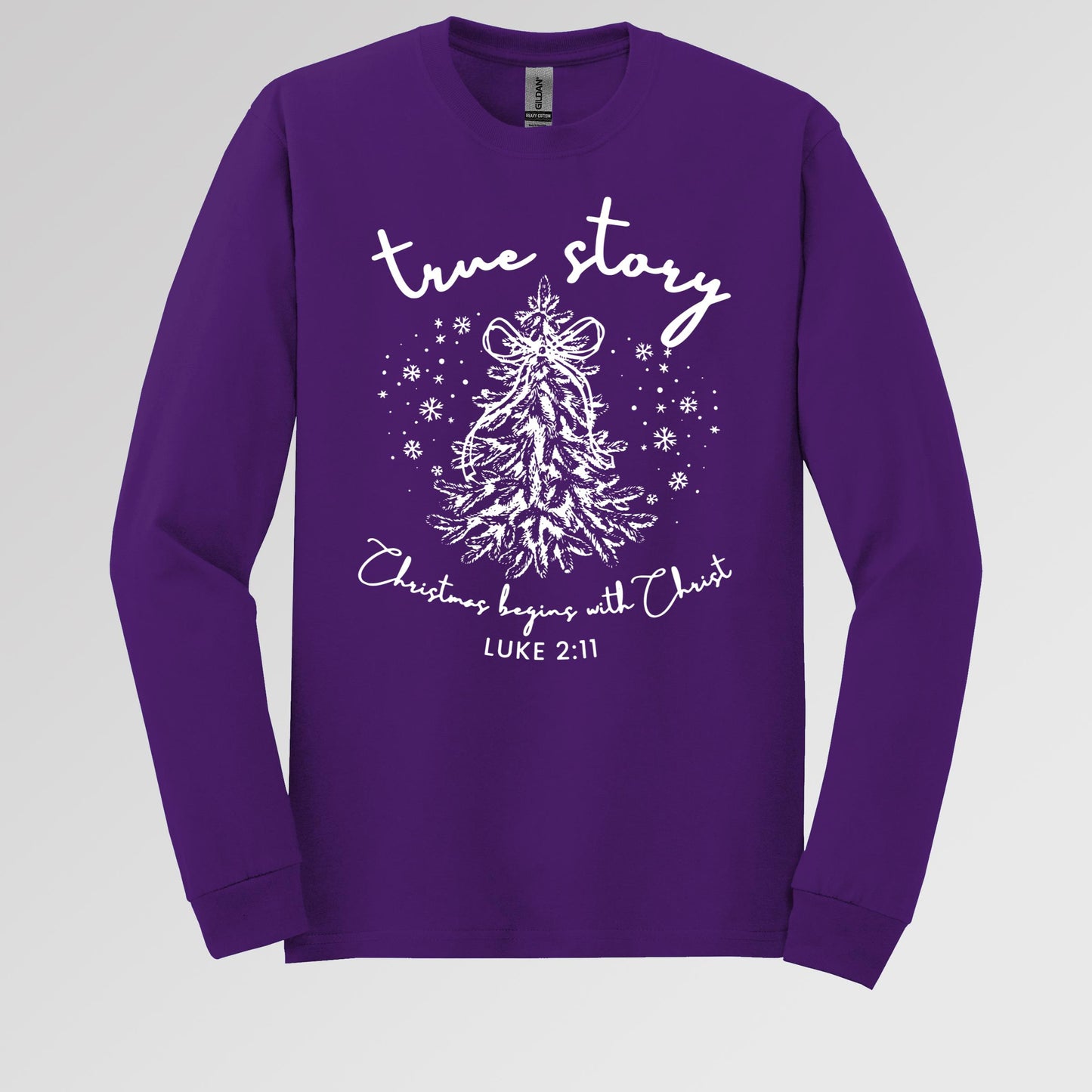 True Story Christmas Begins With Christ Luke 2.11