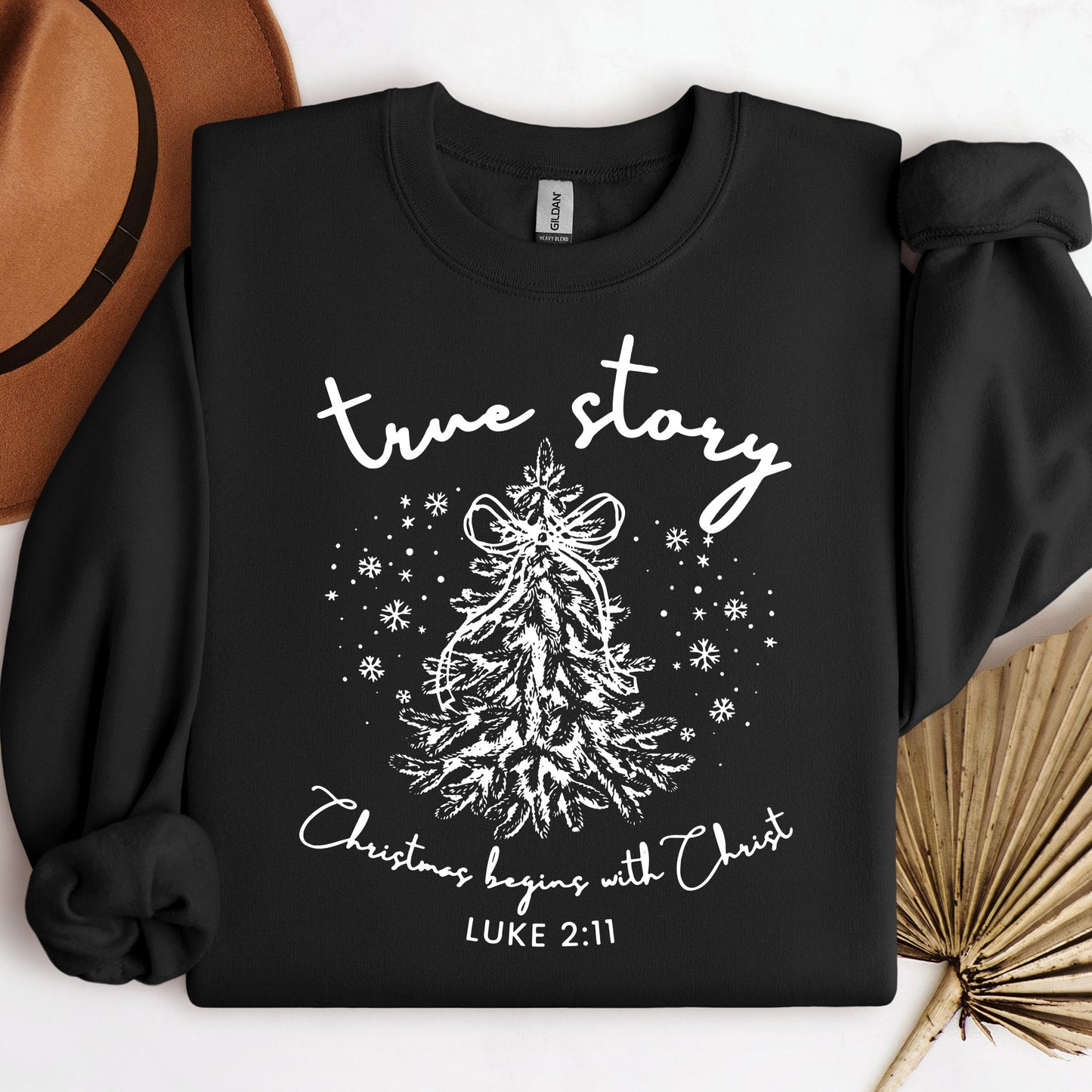 True Story Christmas Begins With Christ Luke 2.11