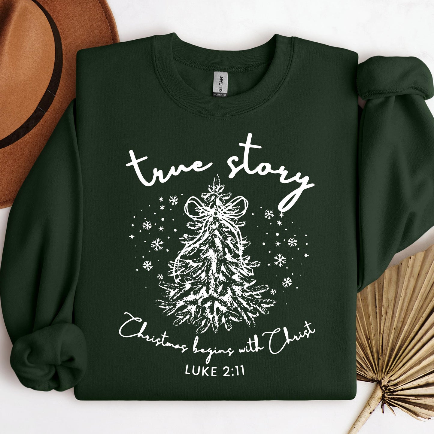 True Story Christmas Begins With Christ Luke 2.11