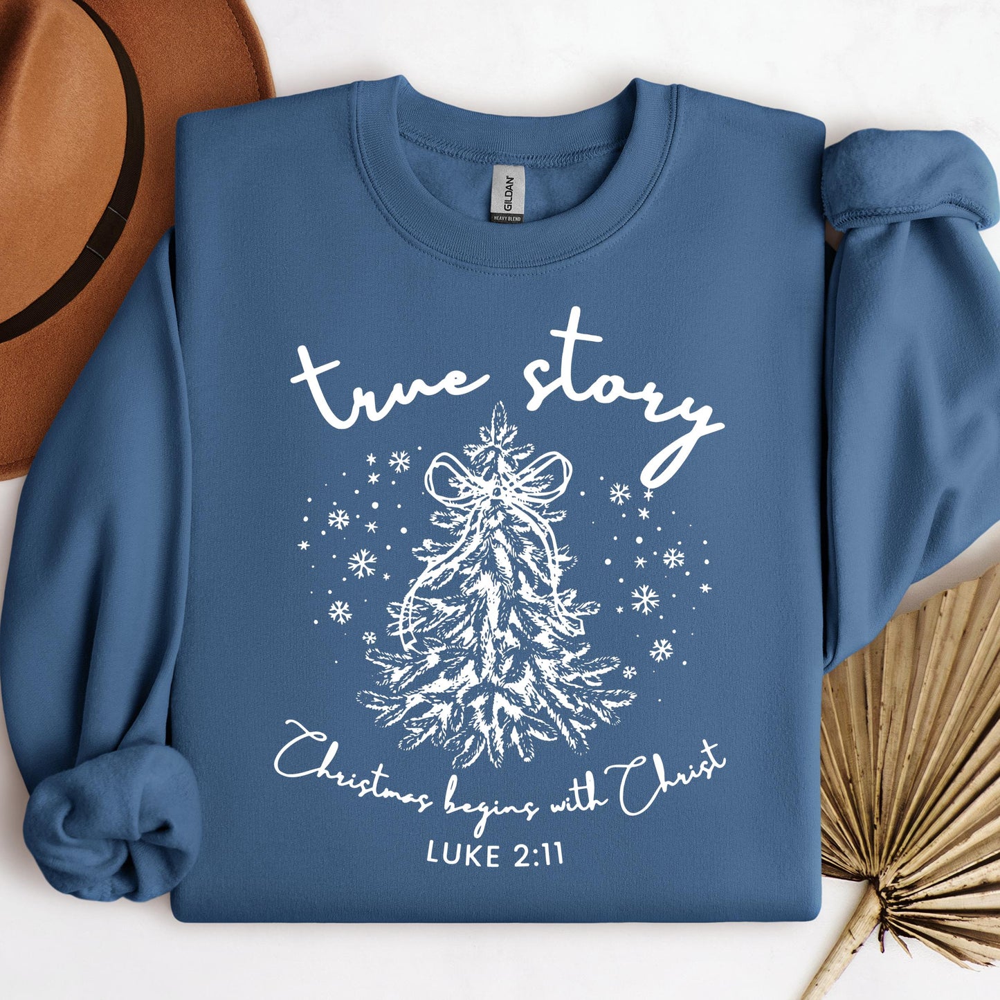 True Story Christmas Begins With Christ Luke 2.11