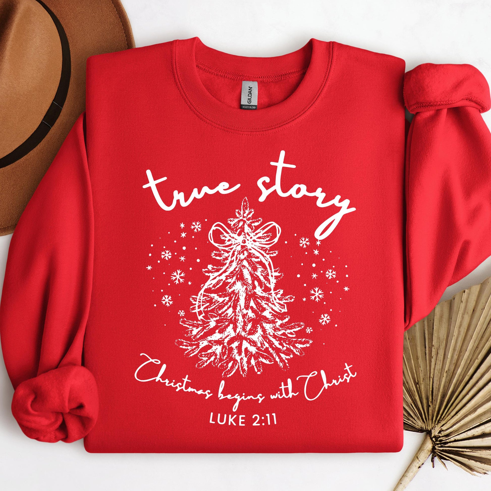 True Story Christmas Begins With Christ Luke 2.11