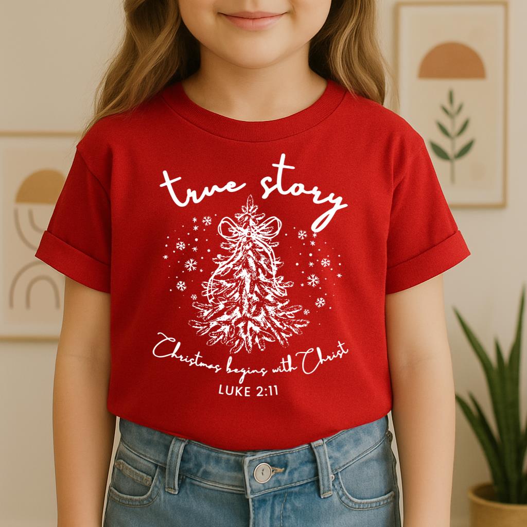 True Story Christmas Begins With Christ Luke 2.11