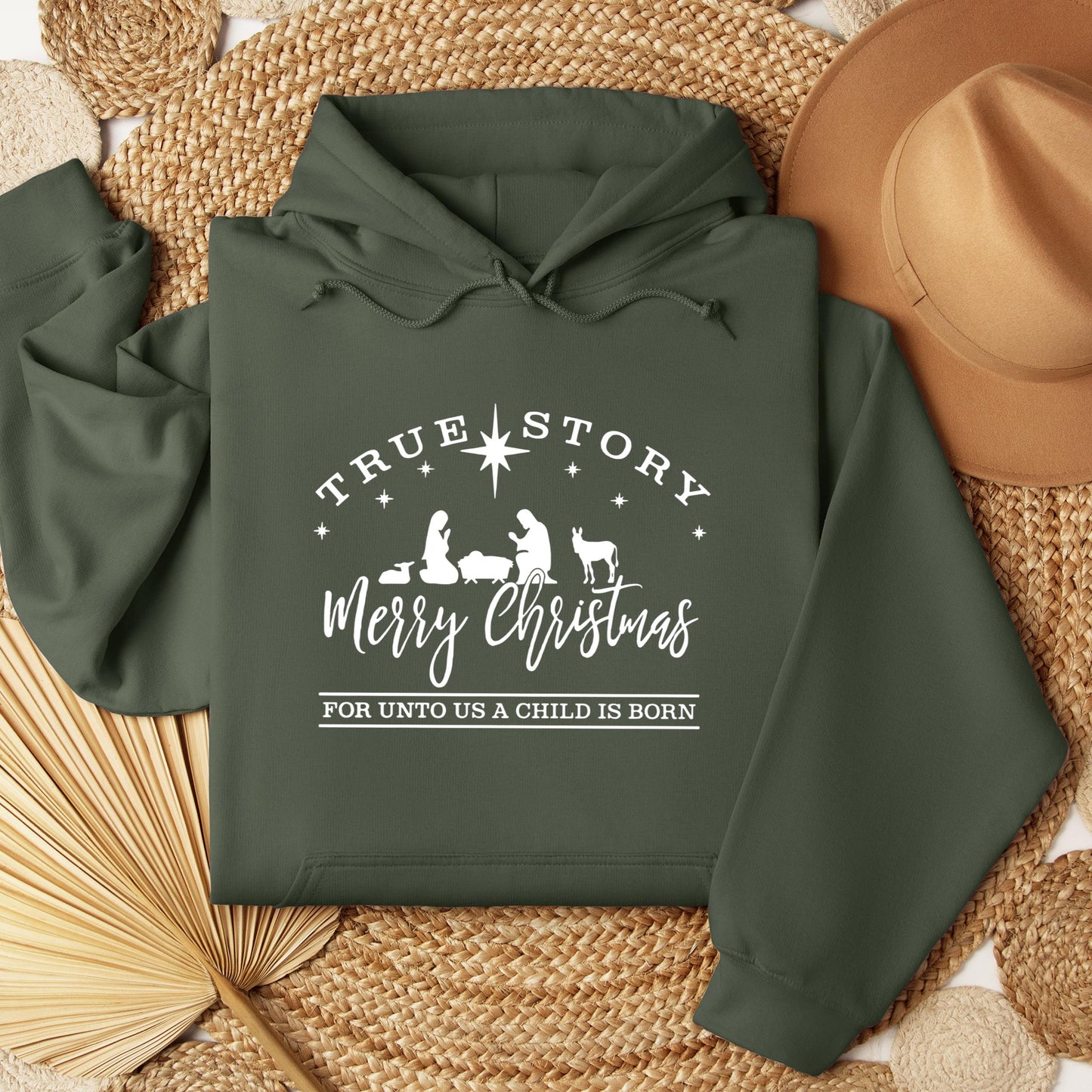 True Story Merry Christmas For Unto Us A Child Is Born