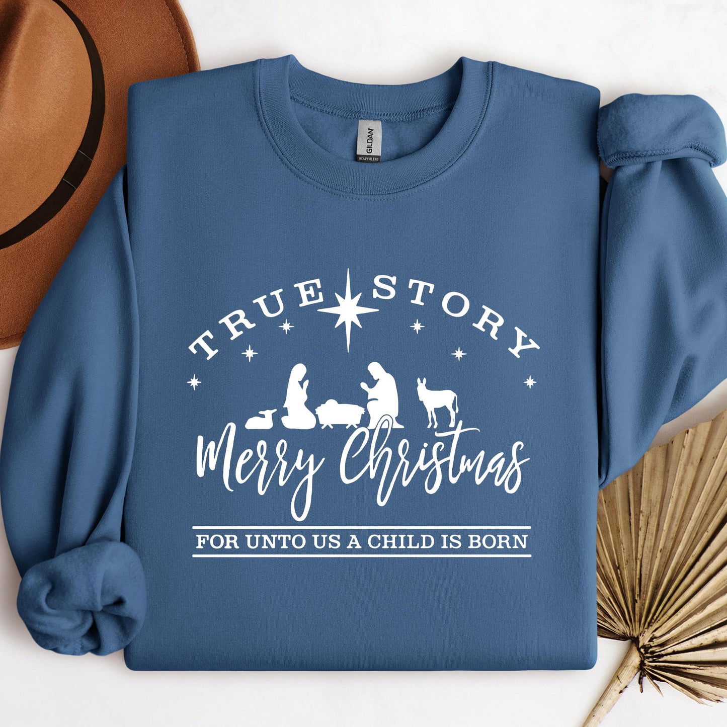 True Story Merry Christmas For Unto Us A Child Is Born