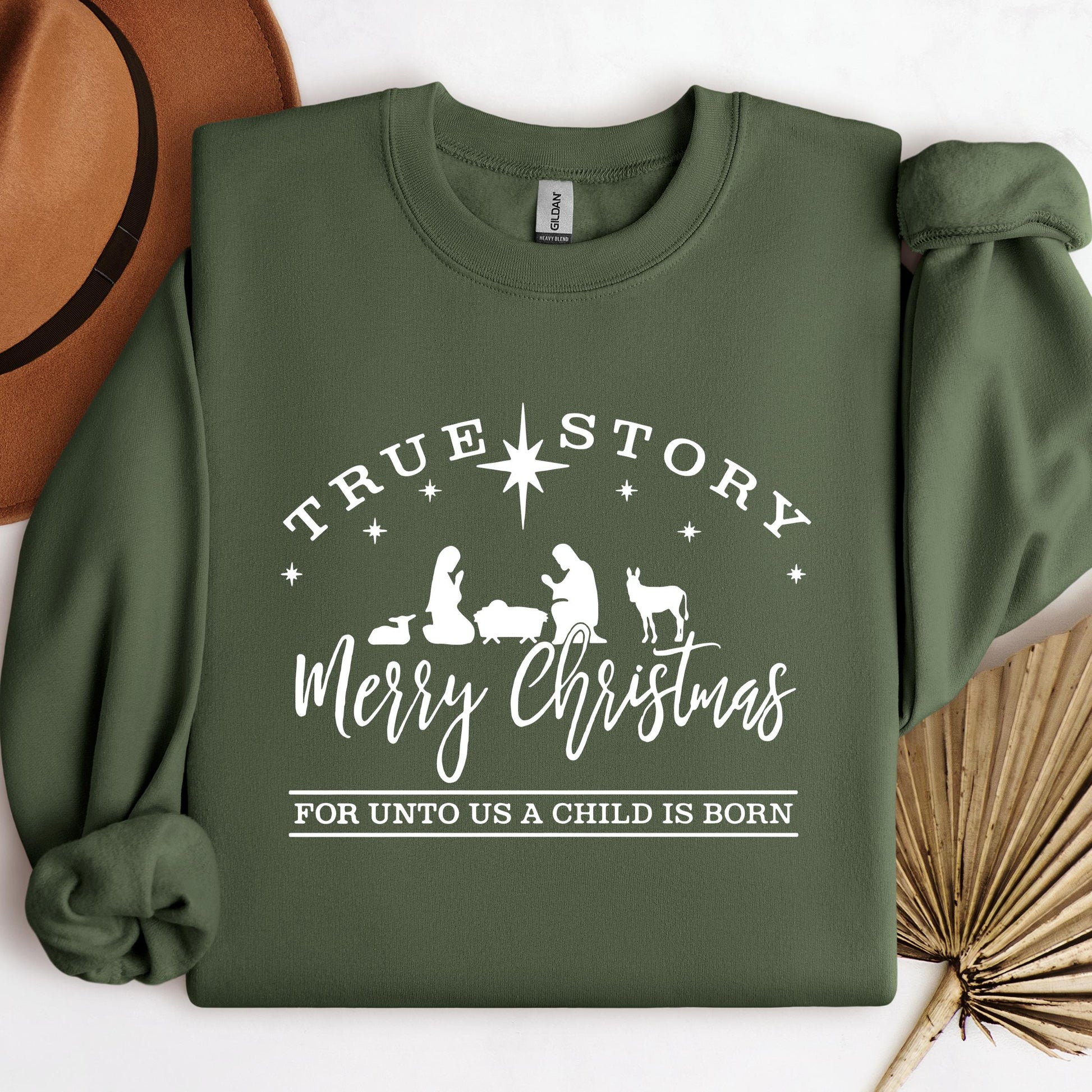 True Story Merry Christmas For Unto Us A Child Is Born