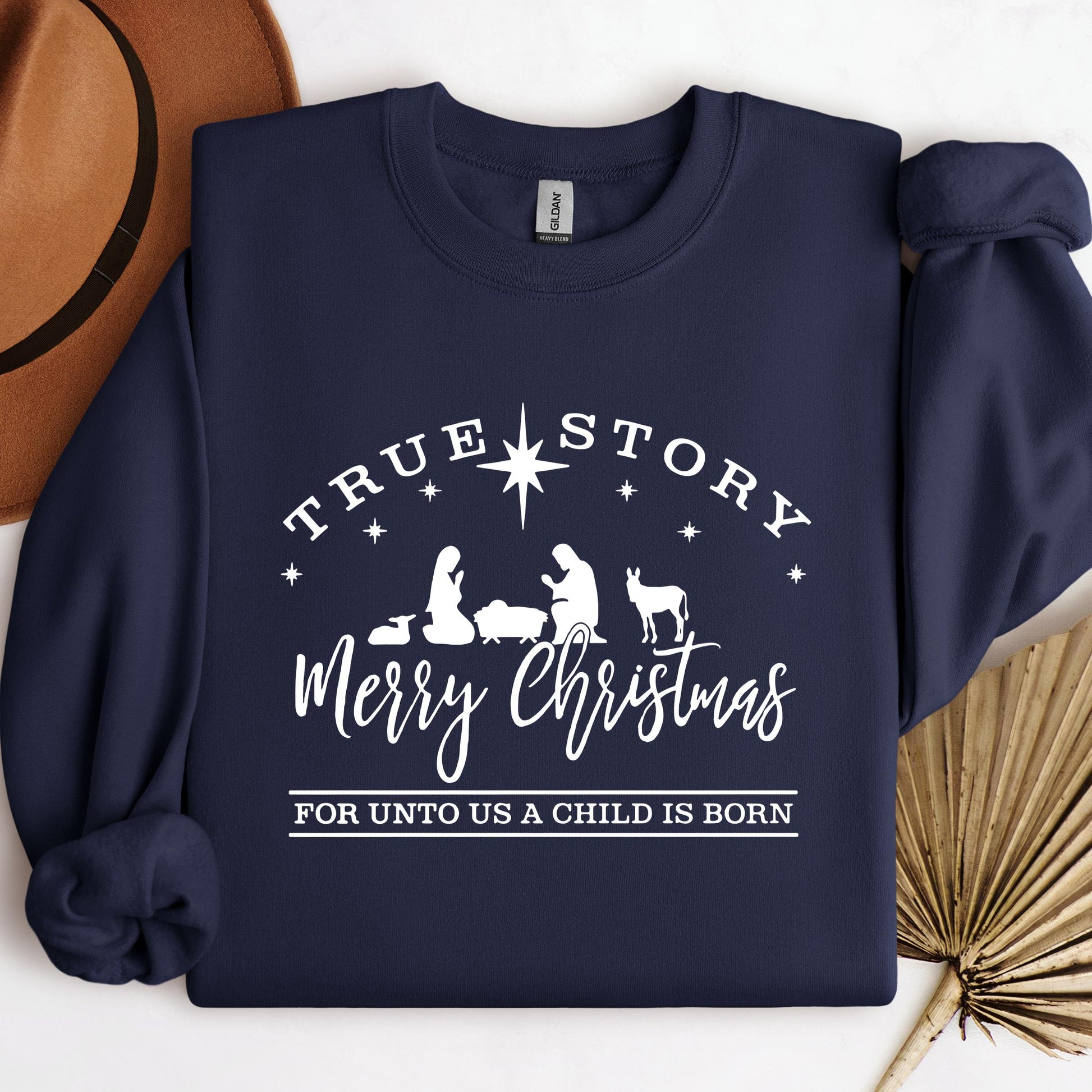True Story Merry Christmas For Unto Us A Child Is Born