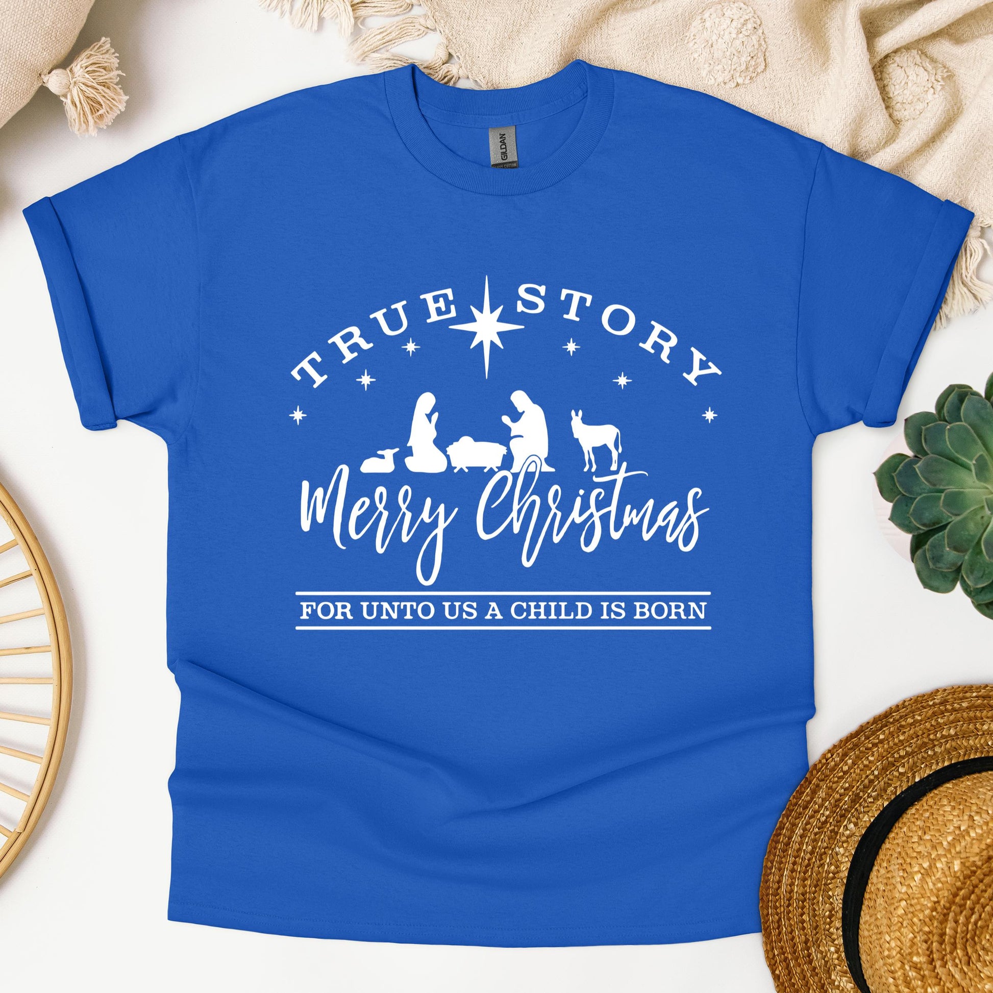 True Story Merry Christmas For Unto Us A Child Is Born