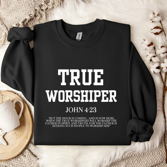 True Worshiper John 4.23 Sweatshirt