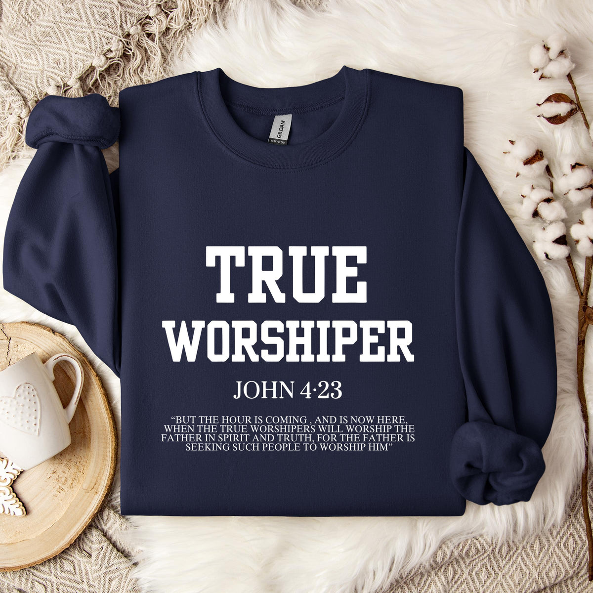 True Worshiper John 4.23 Sweatshirt