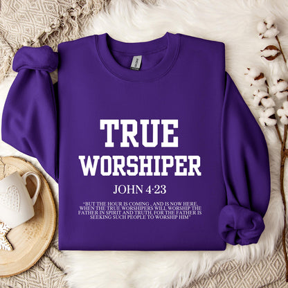 True Worshiper John 4.23 Sweatshirt