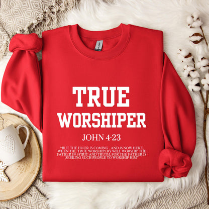 True Worshiper John 4.23 Sweatshirt