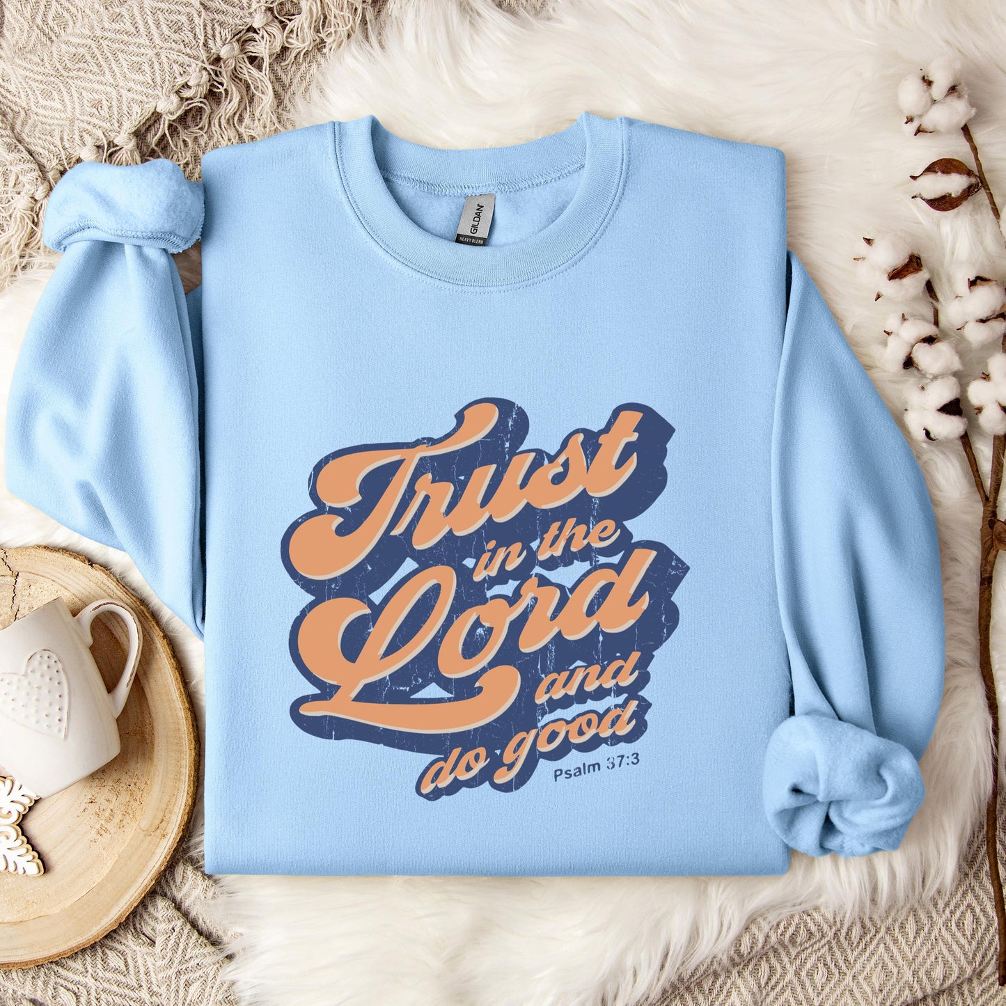 Trust In The Lord And Do Good Psalm 37.3 Sweatshirt