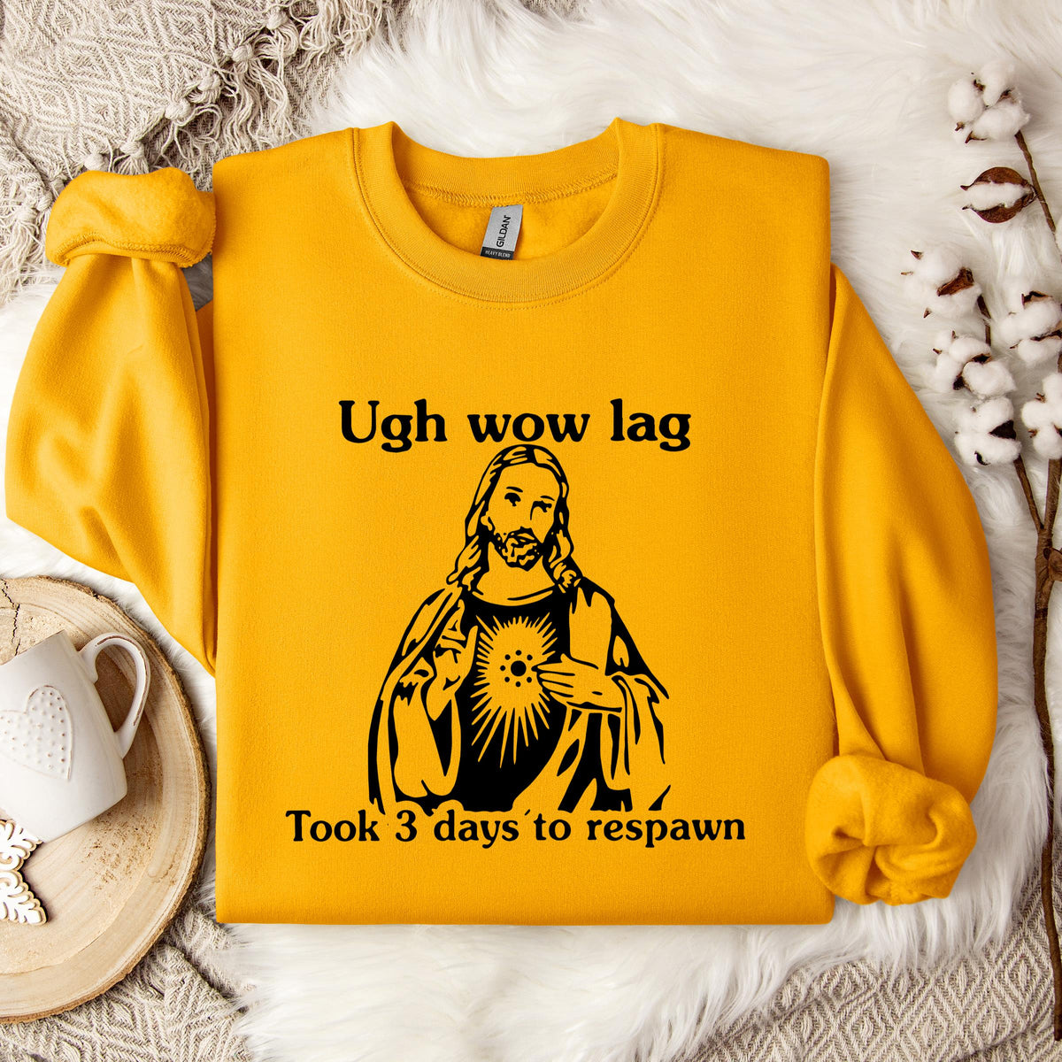 Ugh Wow Lag Took 3 Days To Respawn Sweatshirt