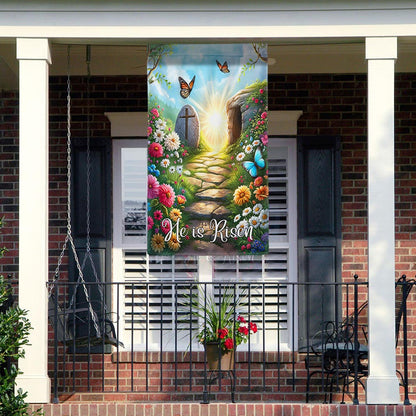 FLAGWIX  Resurrection of Jesus Easter Day He Is Risen Christian Flag