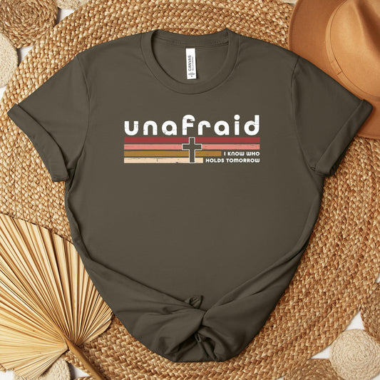 Unafraid I Know Who Holds Tomorrow Premium T-shirt