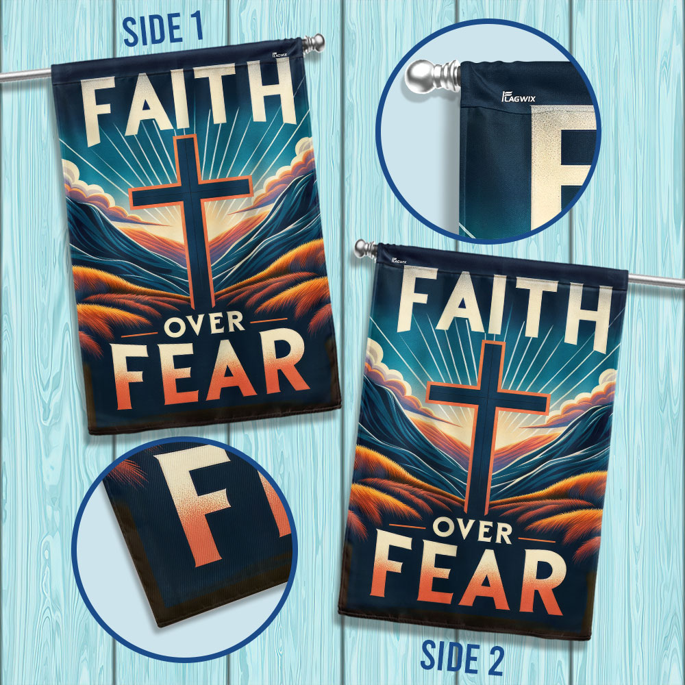 FLAGWIX  Faith Over Fear Flag