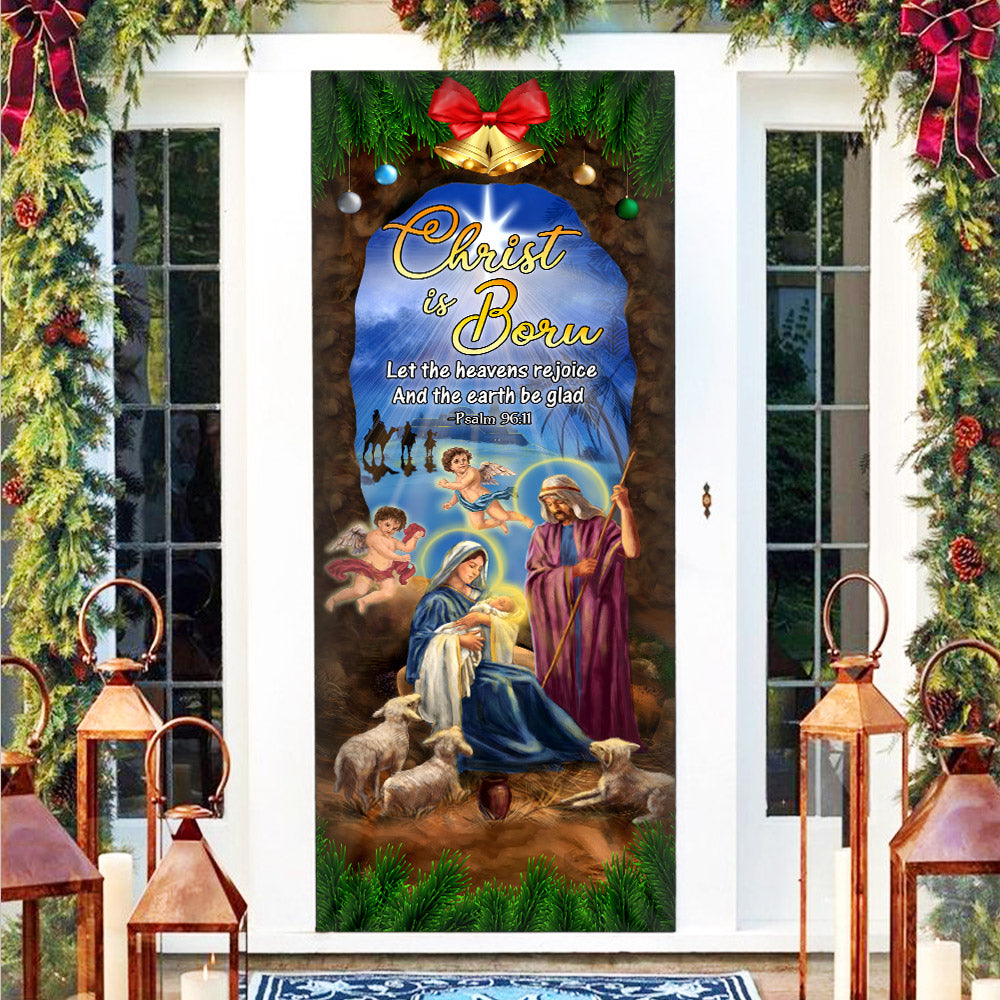 Jesus Christ. Nativity Of Jesus Door Cover