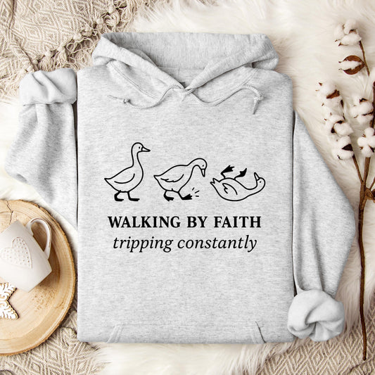 Walking By Faith Tripping Constantly 01 Hoodie