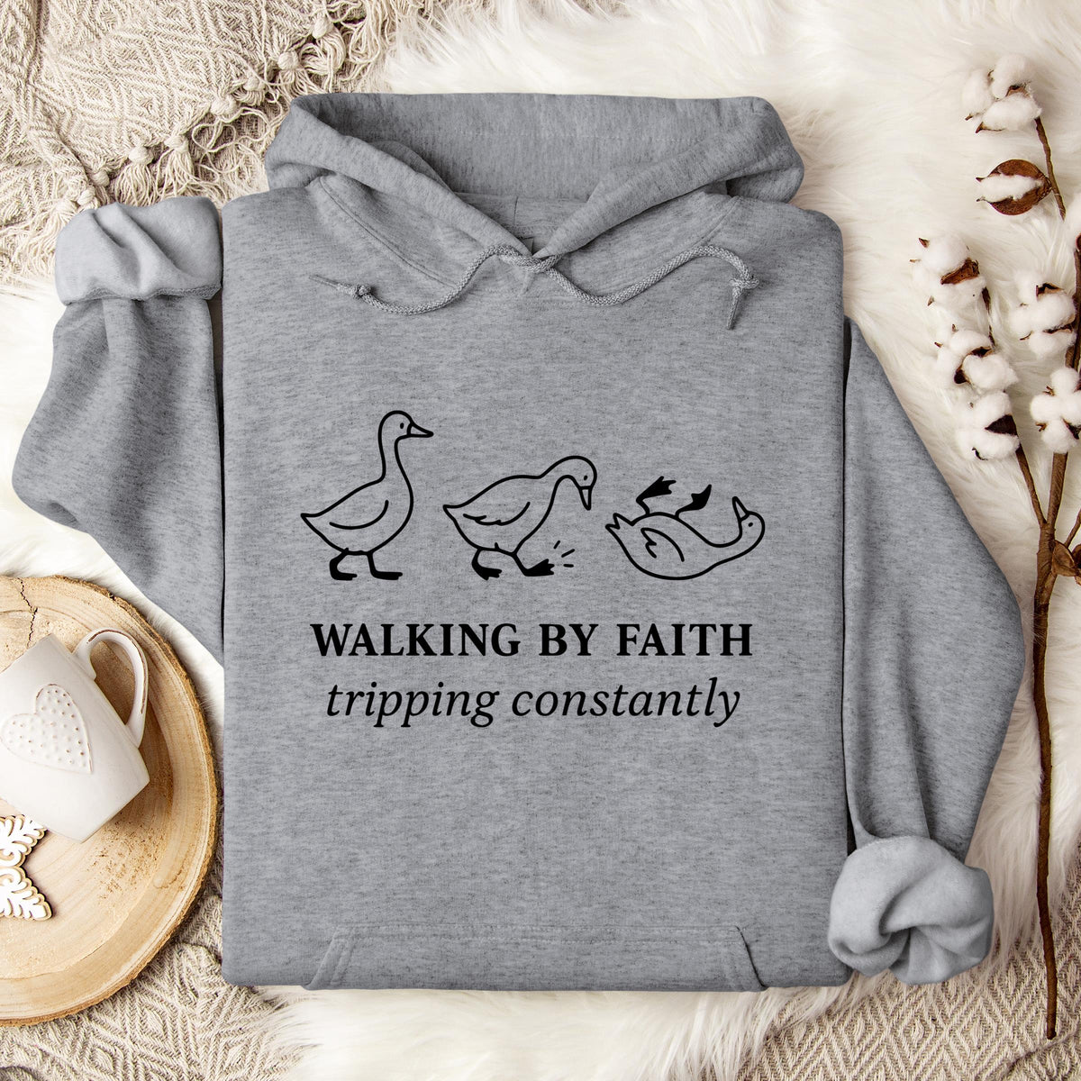 Walking By Faith Tripping Constantly 01 Hoodie