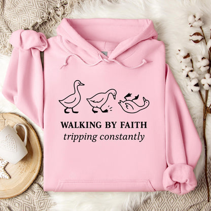 Walking By Faith Tripping Constantly 01 Hoodie