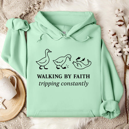 Walking By Faith Tripping Constantly 01 Hoodie