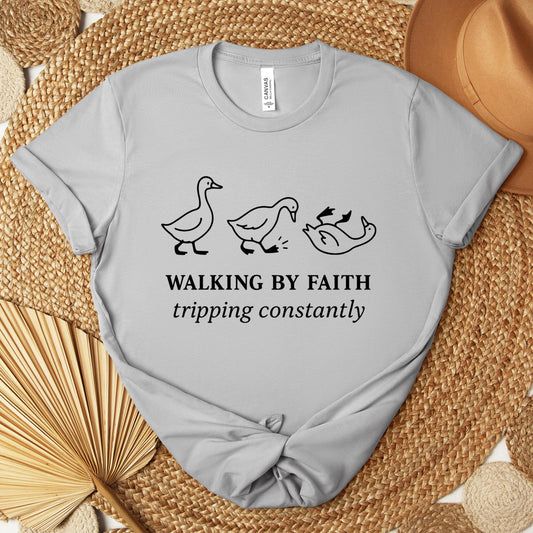 Walking By Faith Tripping Constantly 01 Premium T-shirt