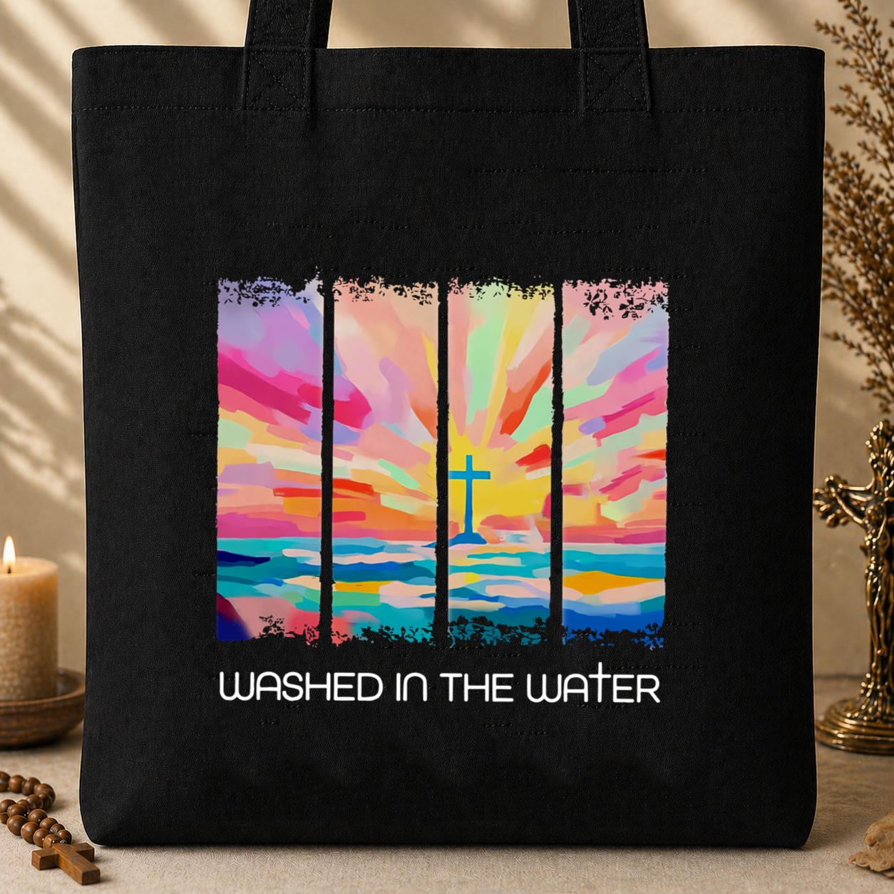 Washed In The Water Tote Bag