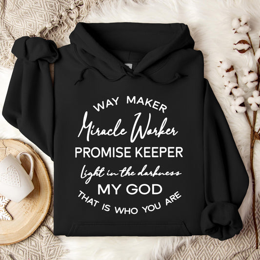 Way Maker Miracle Worker Hoodie