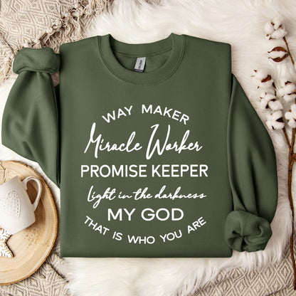 Way Maker Miracle Worker Sweatshirt