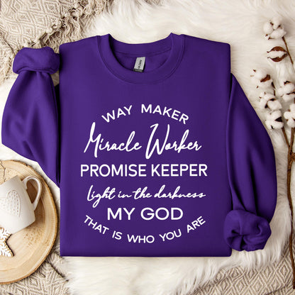 Way Maker Miracle Worker Sweatshirt