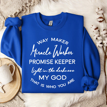 Way Maker Miracle Worker Sweatshirt