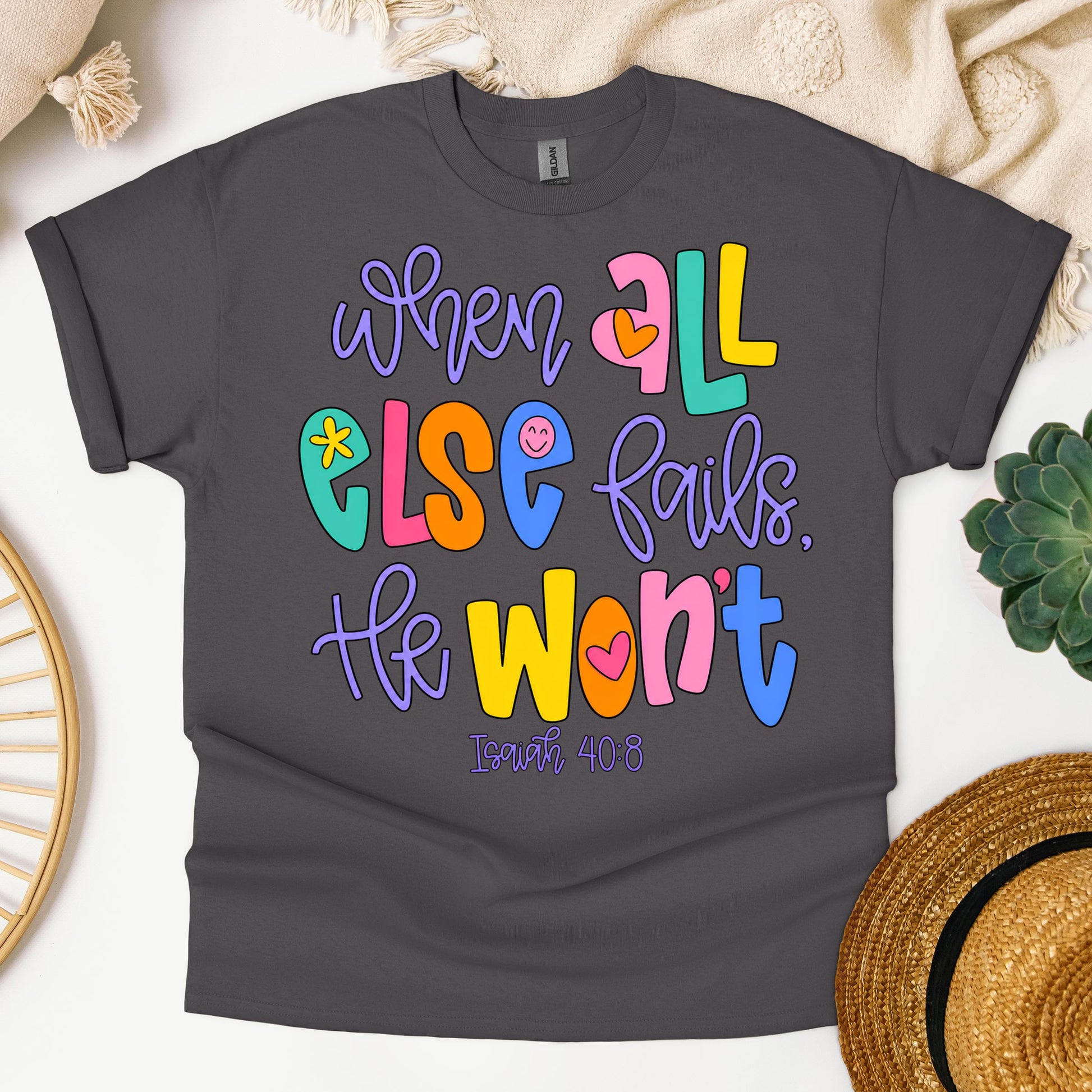 When All Else Fails, He Won't  Isaiah 40.8 01