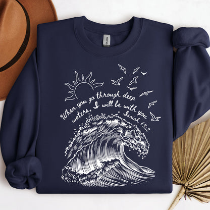 When You Go Through Deep Waters I Will Be With You Isaiah 43.2 07