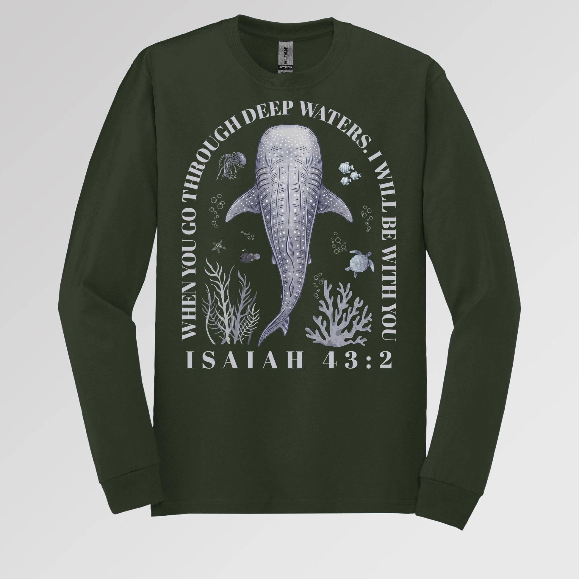 When You Go Through Deep Waters I Will Be With You Isaiah 43.2 08