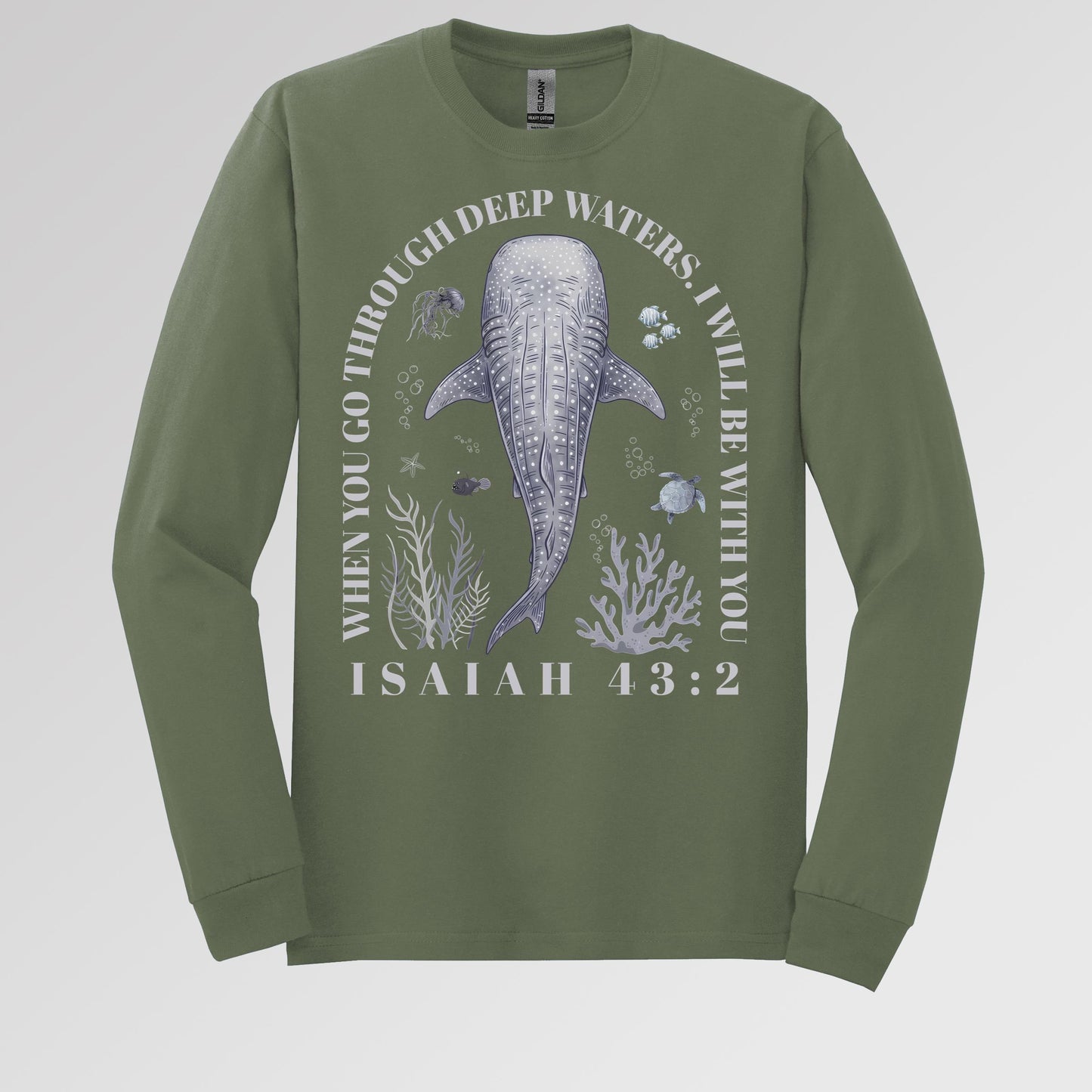 When You Go Through Deep Waters I Will Be With You Isaiah 43.2 08