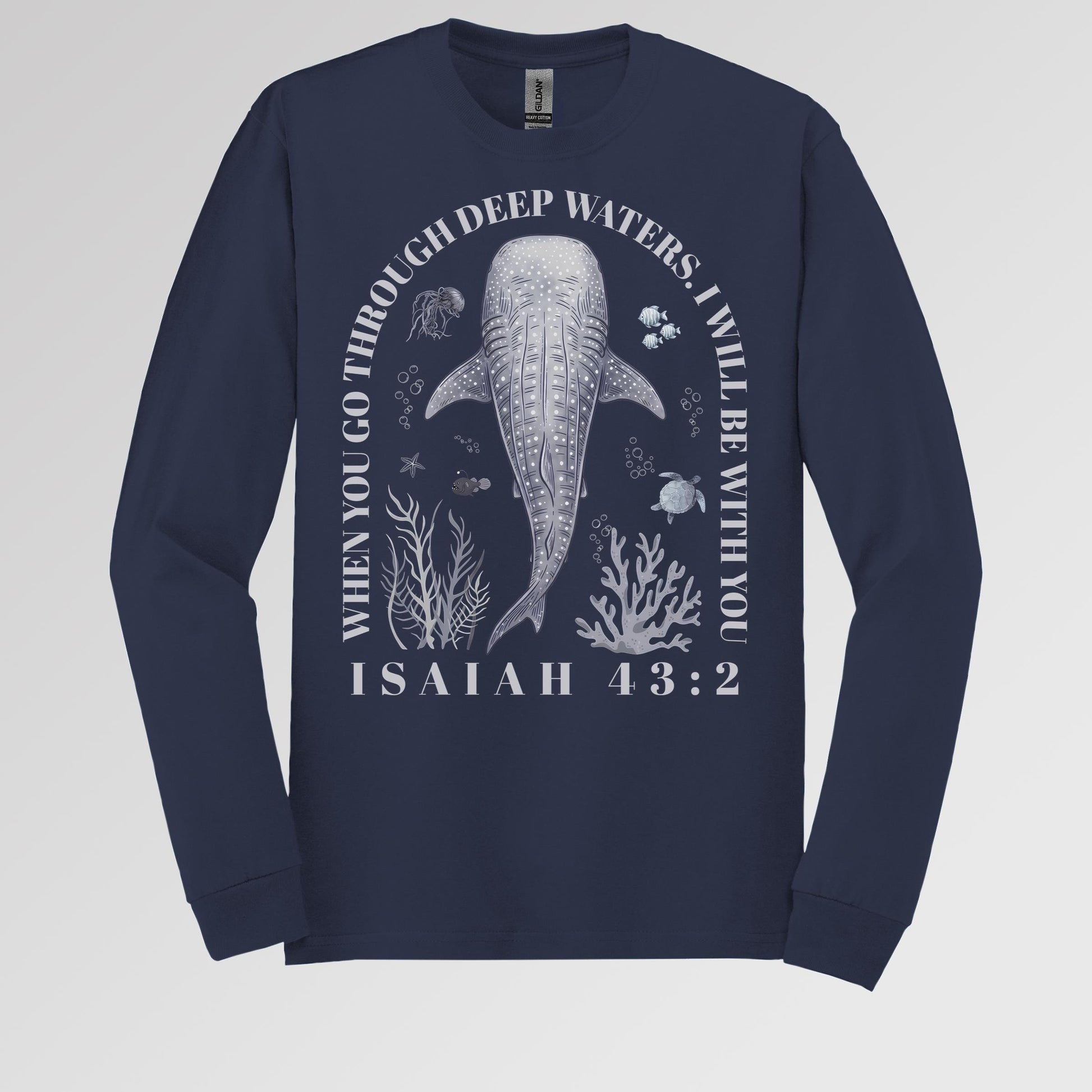 When You Go Through Deep Waters I Will Be With You Isaiah 43.2 08