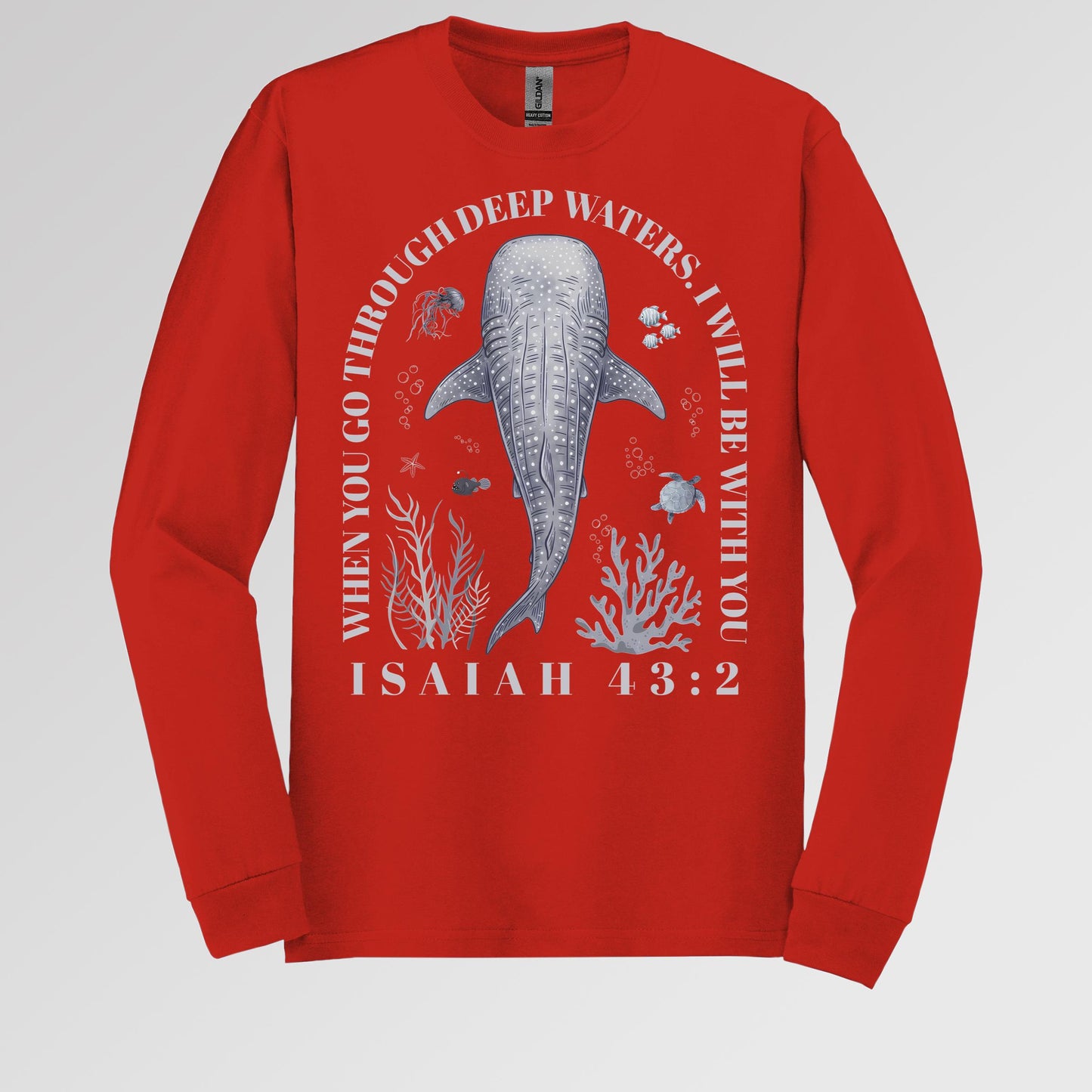 When You Go Through Deep Waters I Will Be With You Isaiah 43.2 08