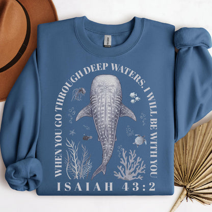 When You Go Through Deep Waters I Will Be With You Isaiah 43.2 08