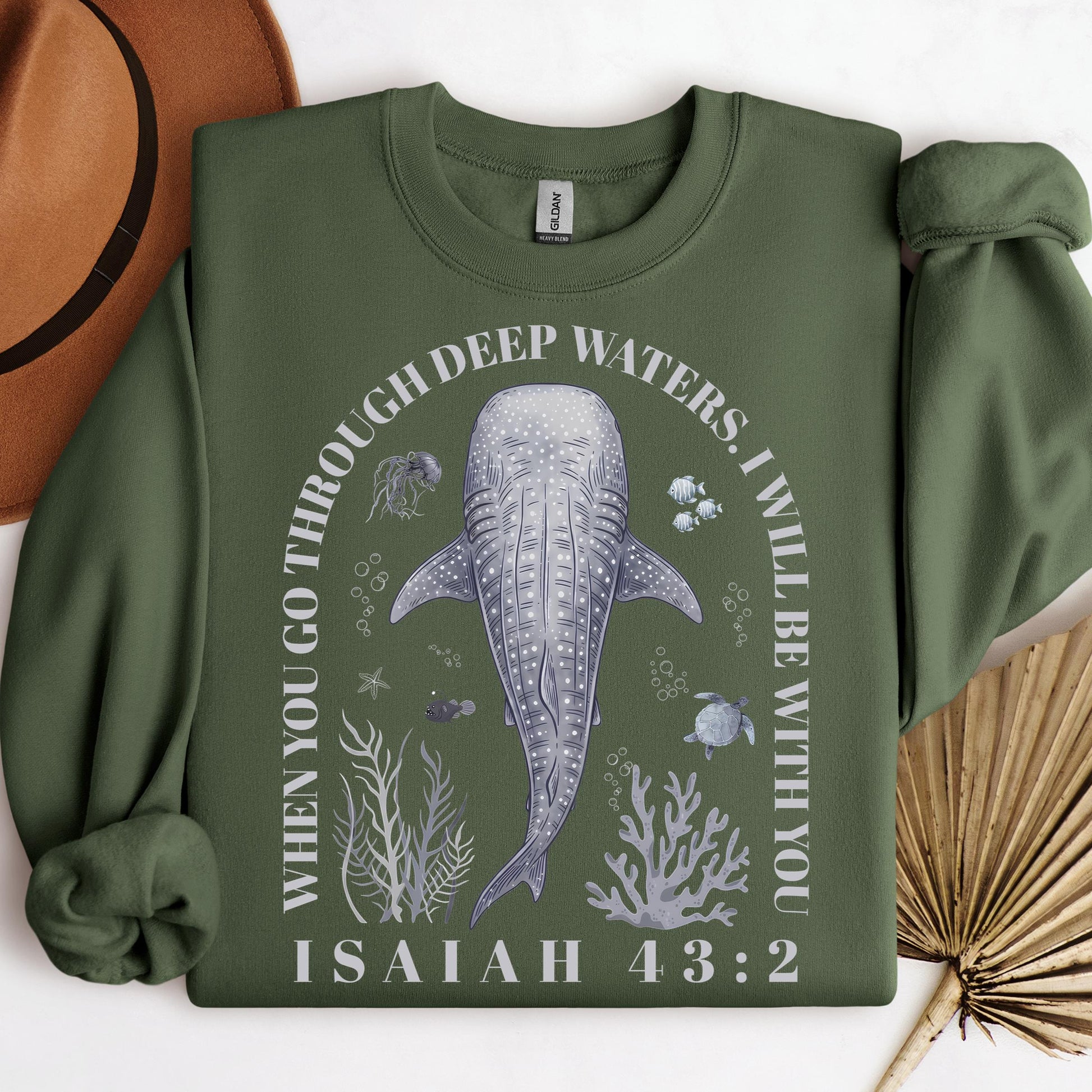 When You Go Through Deep Waters I Will Be With You Isaiah 43.2 08